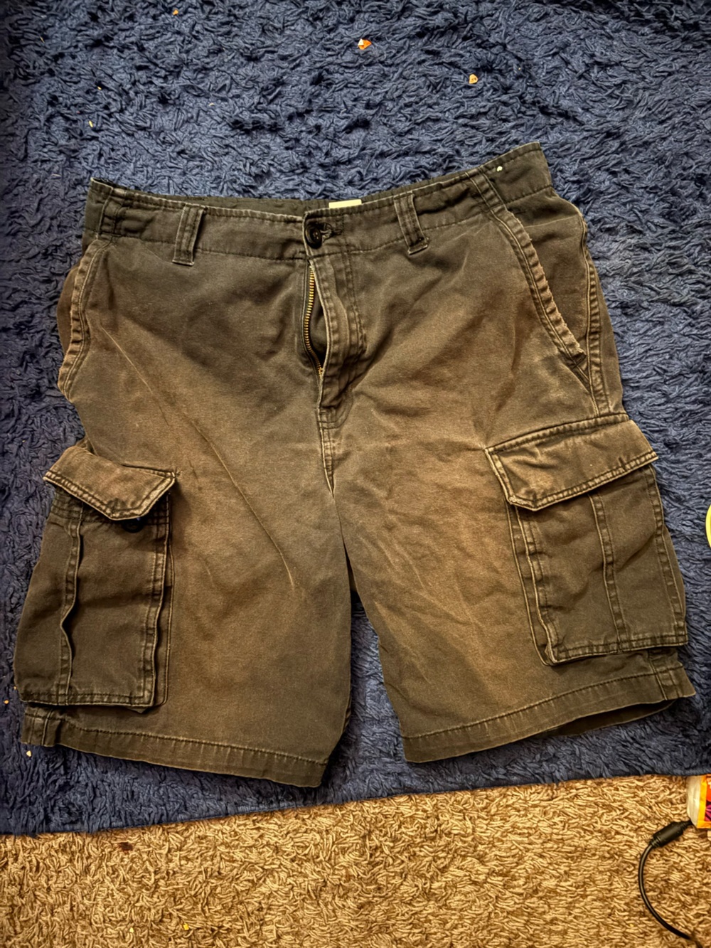 Faded Glory Men's Cargo Pants in black